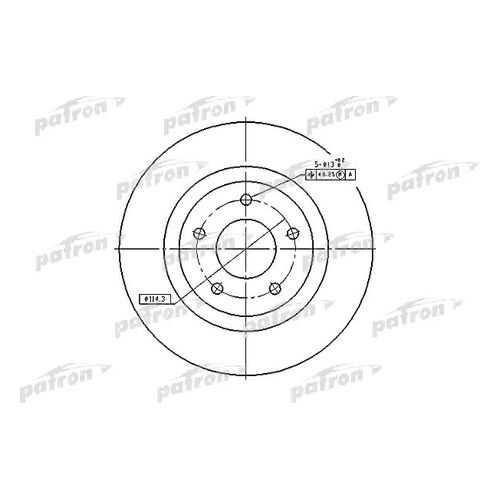 Тормозной диск PATRON PBD7006 в Emex