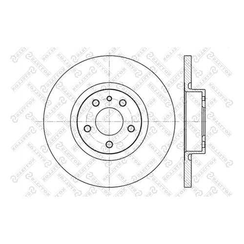 Тормозной диск Stellox 6020-1017-SX в Emex