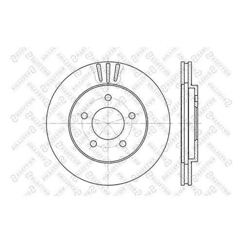 Тормозной диск Stellox 6020-9301V-SX в Emex