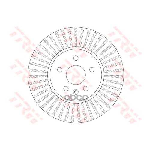 Тормозной диск TRW/Lucas DF6629 передний в Emex