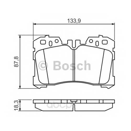 Тормозные колодки дисковые Bosch 0986494423 в Emex