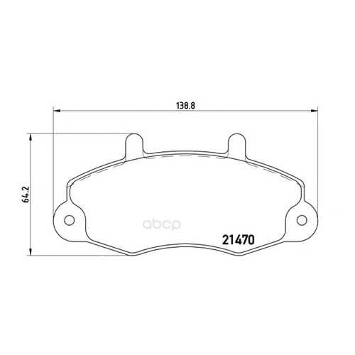 Тормозные колодки дисковые brembo P24032 в Emex