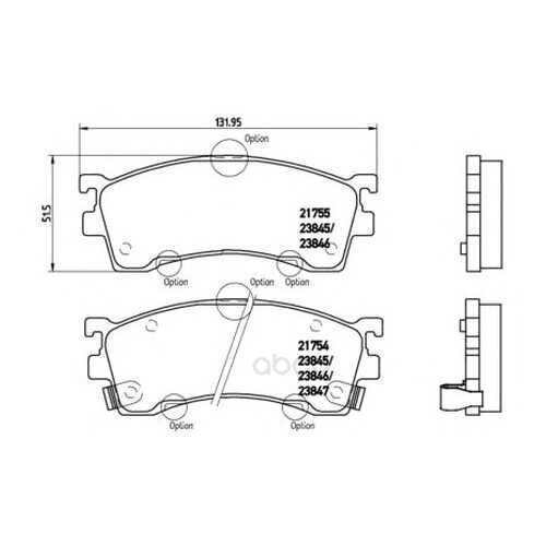 Тормозные колодки дисковые brembo P49023 в Emex
