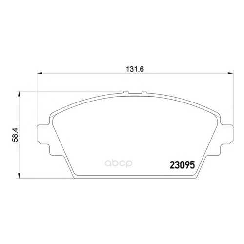 Тормозные колодки дисковые Textar 2309501 в Emex
