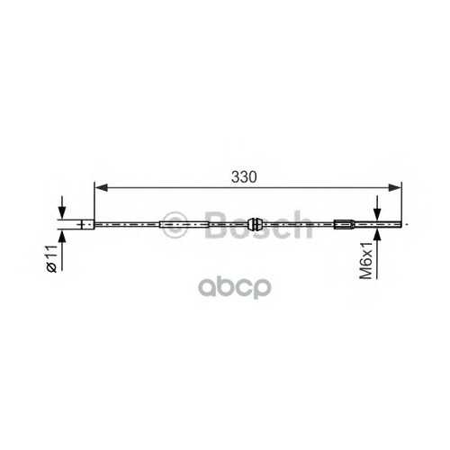 Трос ручного тормоза Bosch 1987477667 в Emex