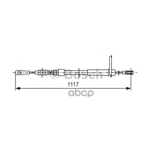 Трос ручного тормоза Bosch 1987477750 в Emex