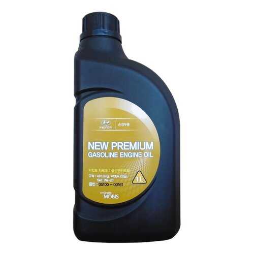 Моторное масло HYUNDAI New Premium Gasoline Engine Oil SAE 0W-20 (1л) в Emex