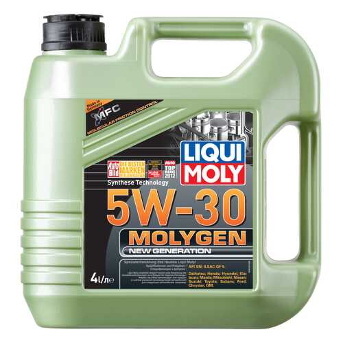 Моторное масло Liqui moly Molygen New Generation 5W-30 4л в Emex