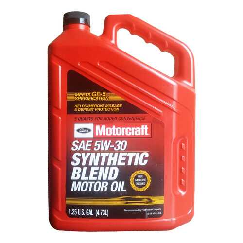 Моторное масло Motorcraft Premium Synthetic Blend 5W-30 4,73л в Emex