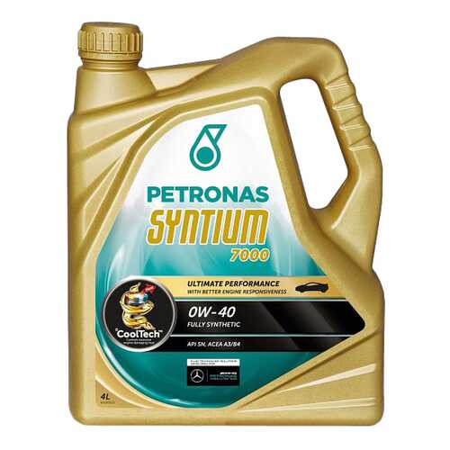 Моторное масло Petronas Syntium 7000 0W-40 4л в Emex