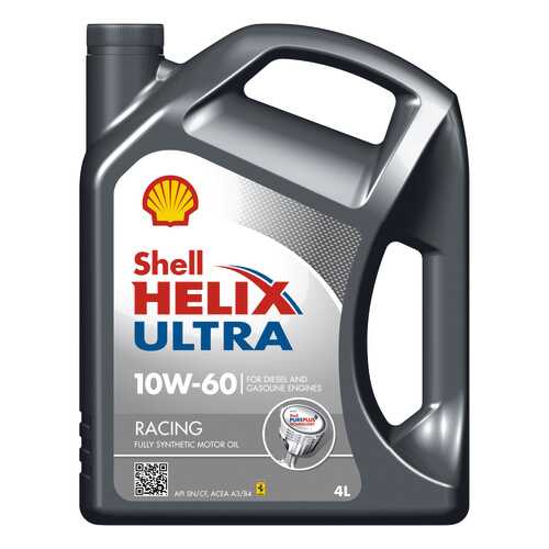 Моторное масло Shell Helix Ultra Racing SAE 10W-60 4L в Emex