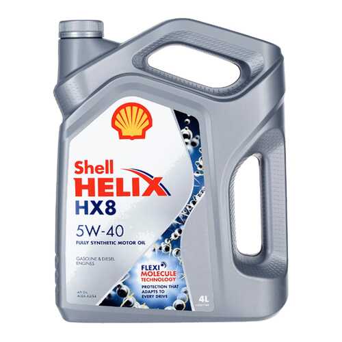 Shell Масло Моторное Синтетическое Helix Hx8 Synthetic 5w-40 4л (550046362) 550051529 в Emex