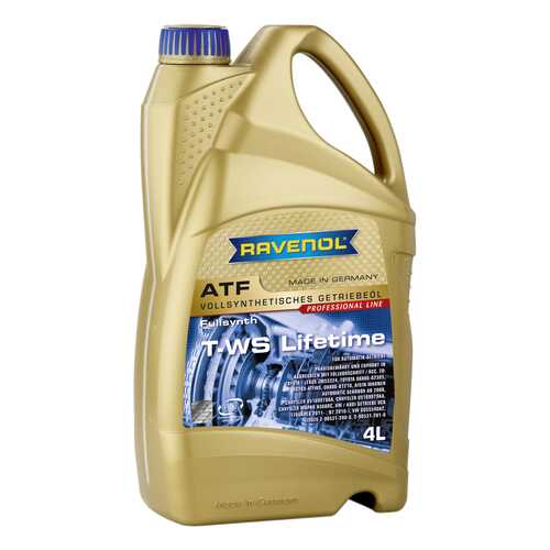 Трансмиссионное масло RAVENOL ATF T-WS Lifetime 4л 1211106-004-01-999 в Emex